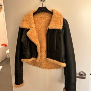 Shearling jacket like new size S/M